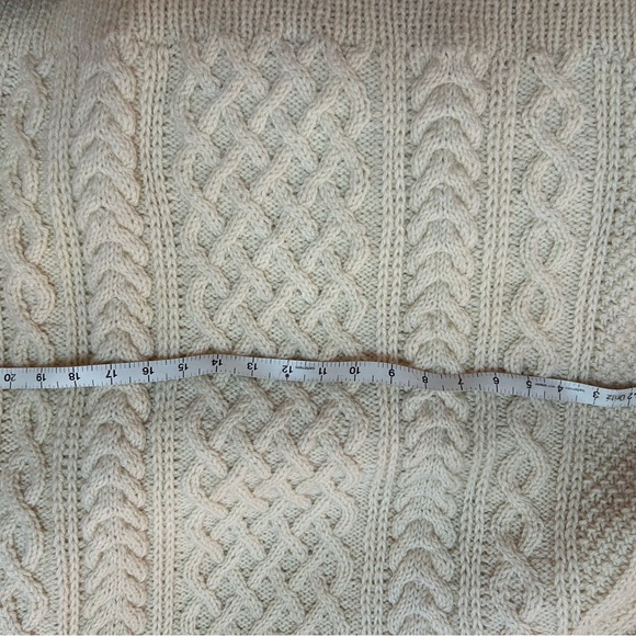 Mens Janette Murray Handknit Fisherman Sweater - Picture 5 of 6